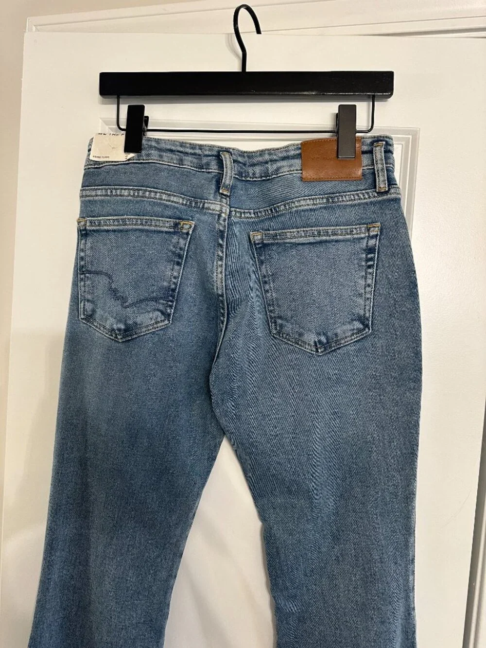 FREE PEOPLE Emre Low-Rise Flare Jeans in Poppy Blue Size US 28 NWT